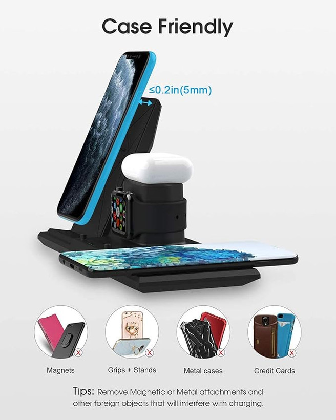 شارژر وایرلس پنج کاره