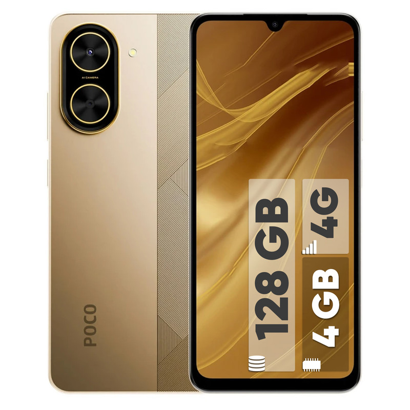 گوشی شیائومی مدل Poco C71 حافظه 128GB و رم 4GB | نمایشگر 120Hz