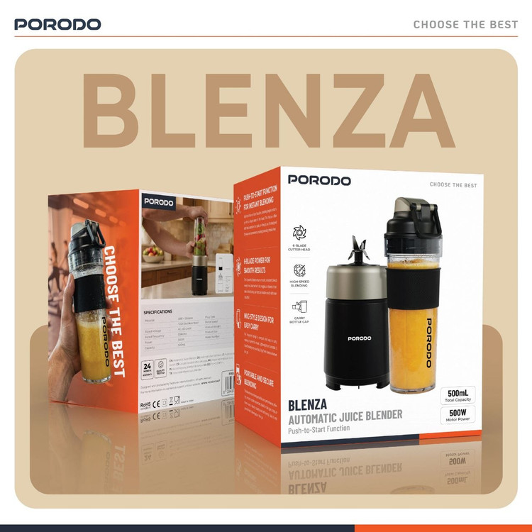 مخلوطکن آبمیوهگیری اتوماتیک Porodo Blenza