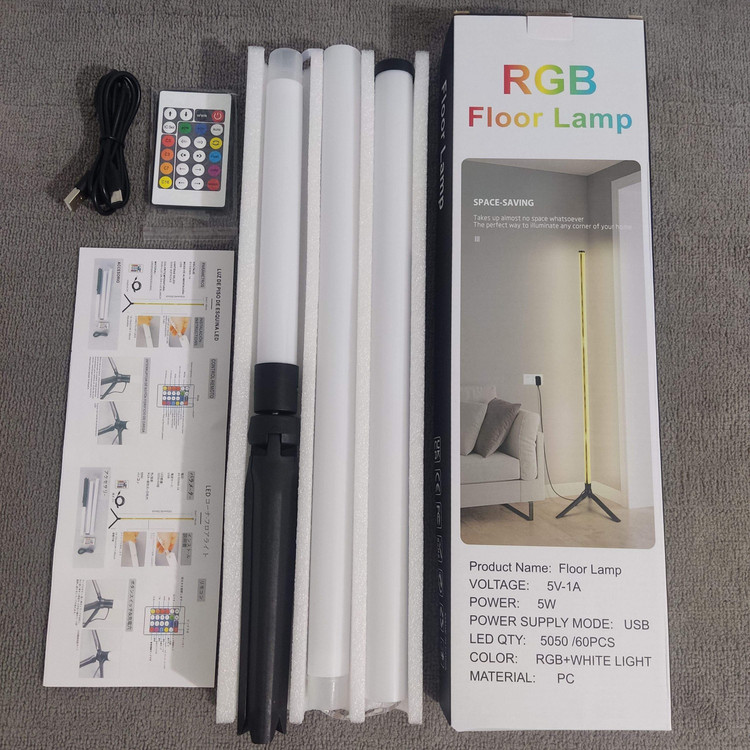 آباژور ایستاده RGB اتاق گیمینگ مدل HZ-012 | Floor Lamp